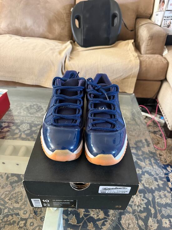 Jordan Other - Air Jordan 11 Retro Low Midnight Navy Gum Size 10 OG All Preowned